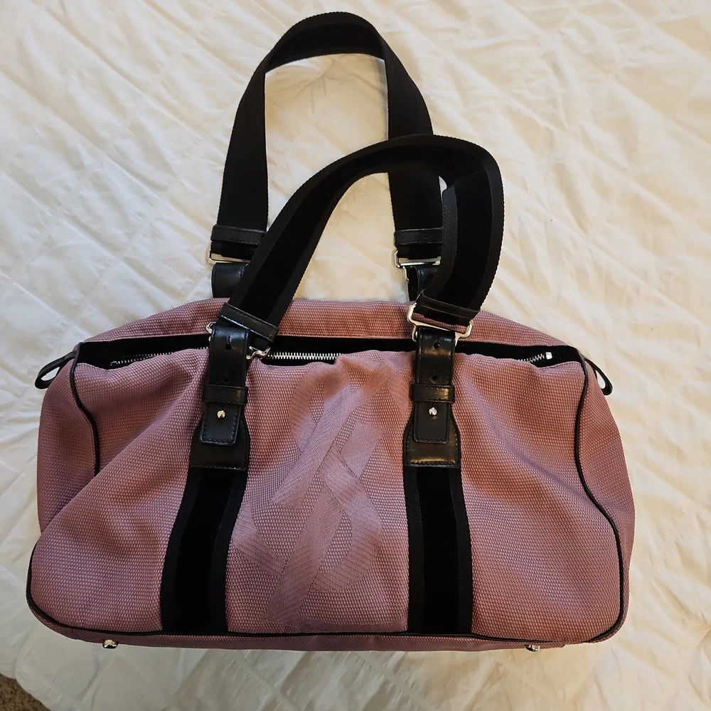 Yves Saint Laurent Rive Gauche Nylon Shoulder Bag - Picture 2 of 11